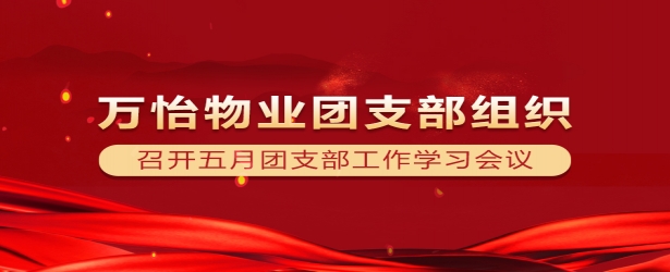 青春向党｜万怡物业团支部组织召开五月团支部工作学习会议